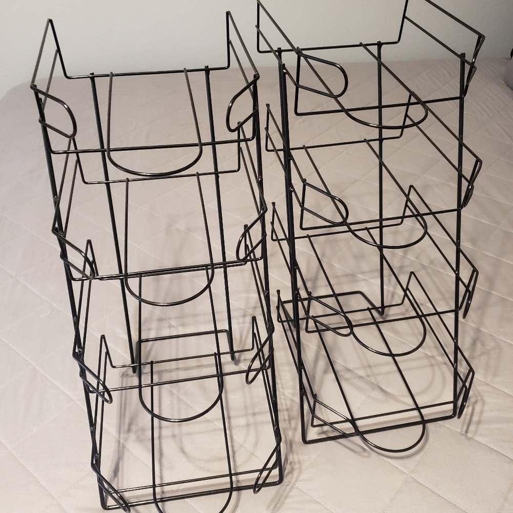 SOLD!! Two Tabletop Cap/Hat Storage Racks - Picture 1 of 4